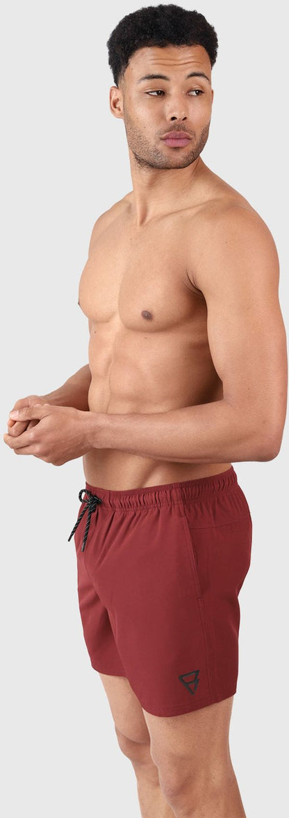 INTERSPORT Bru-conic Men Swim Shorts, Rust Red