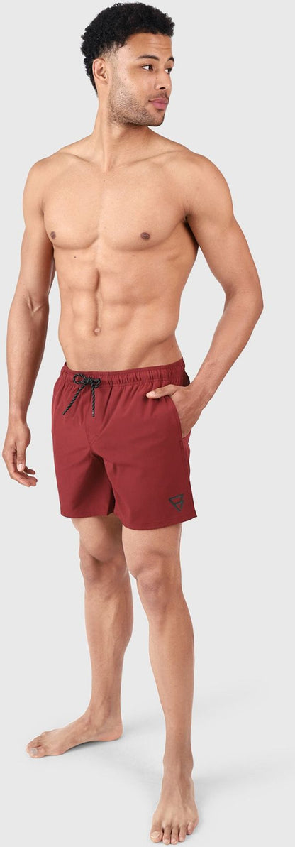 INTERSPORT Bru-conic Men Swim Shorts, Rust Red
