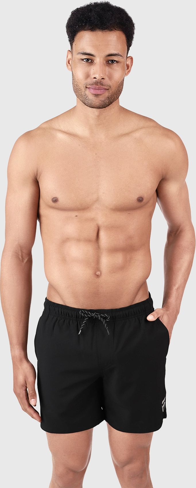 INTERSPORT Bru-conic Men Swim Shorts, Black