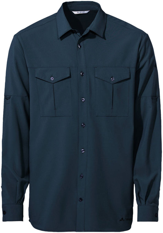 VAUDE Me Rosemoor LS Shirt II, dark sea uni XXL