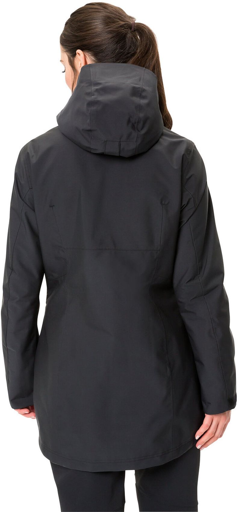 VAUDE Wo Idris 3in1 Parka III, phantom black