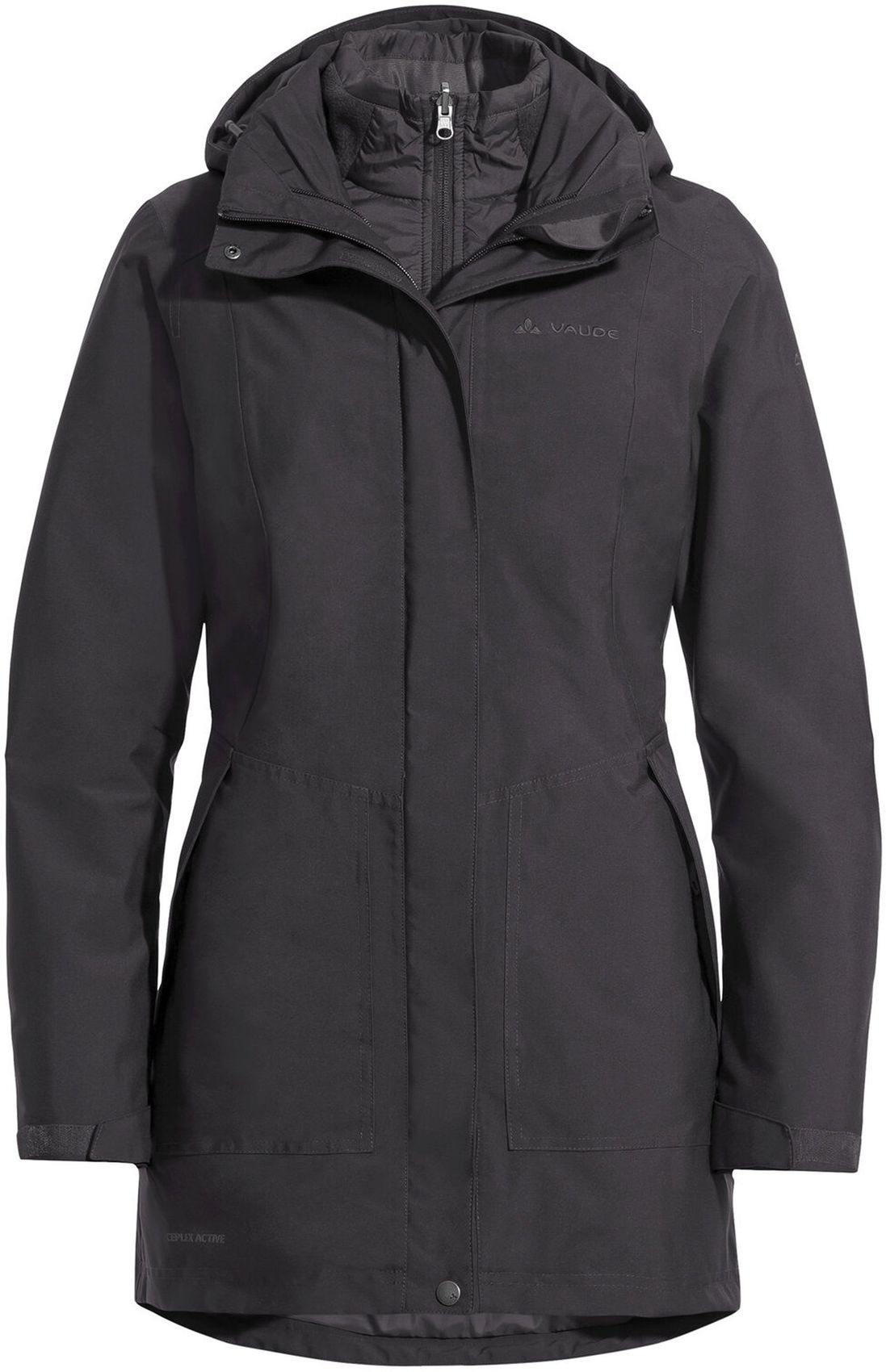 VAUDE Wo Idris 3in1 Parka III, phantom black Default Title
