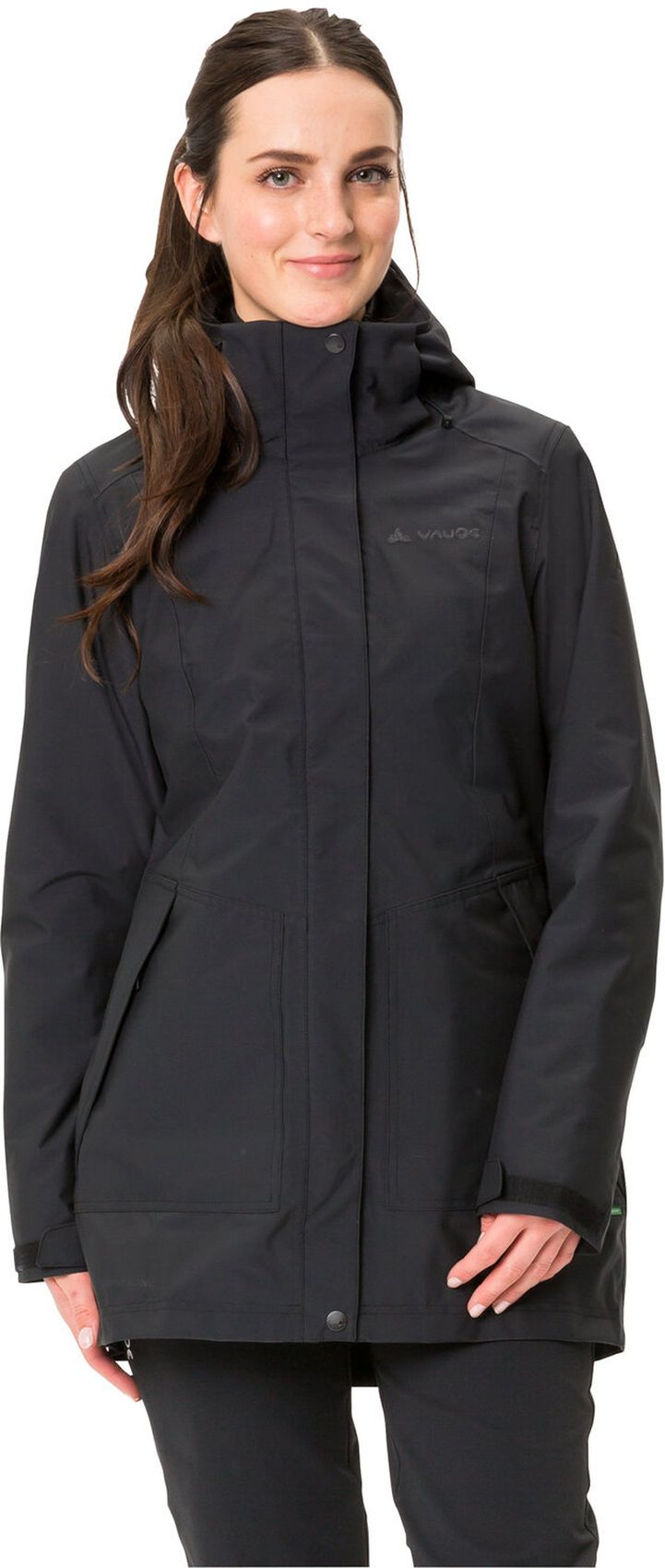 VAUDE Wo Idris 3in1 Parka III, phantom black