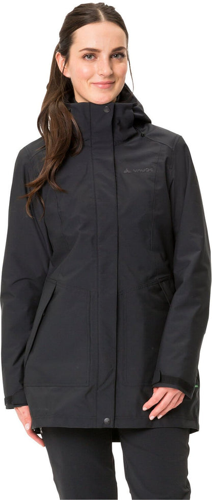 VAUDE Wo Idris 3in1 Parka III, phantom black