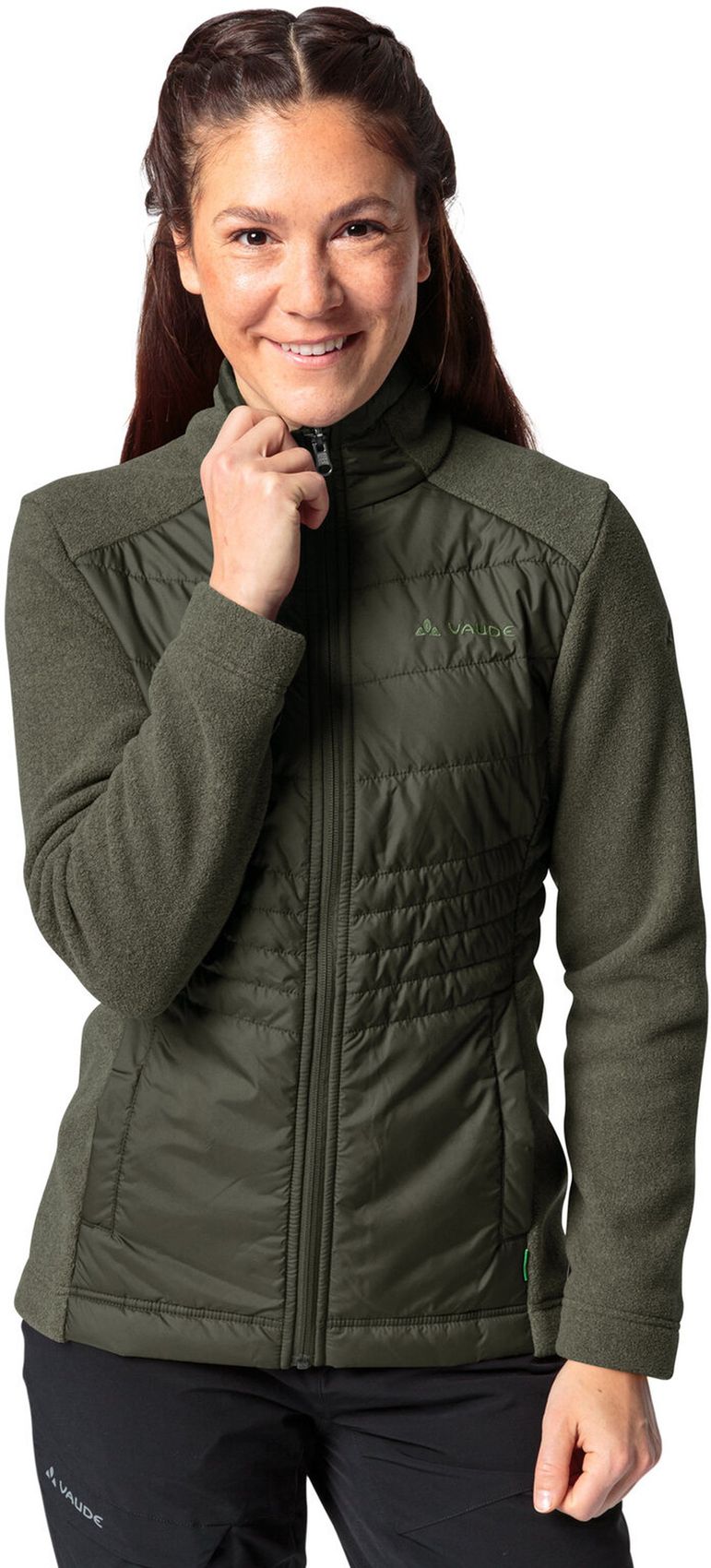VAUDE Wo Idris 3in1 Parka III, khaki