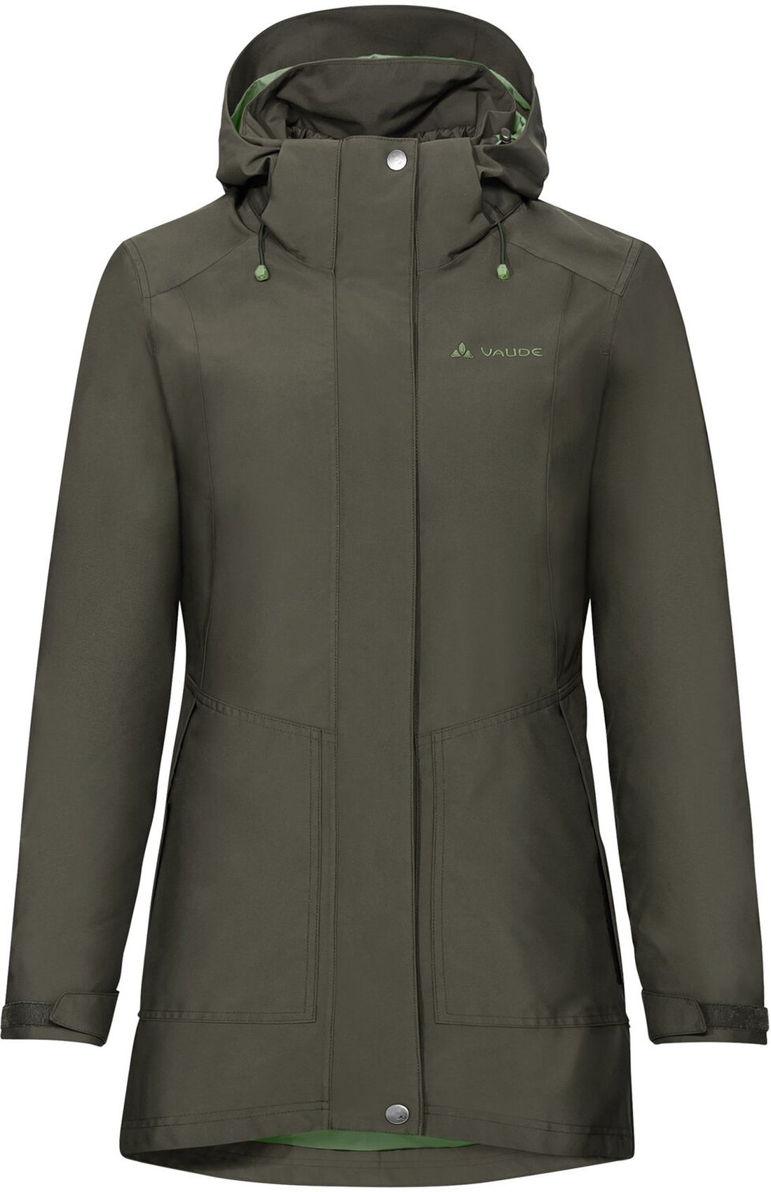 VAUDE Wo Idris 3in1 Parka III, khaki