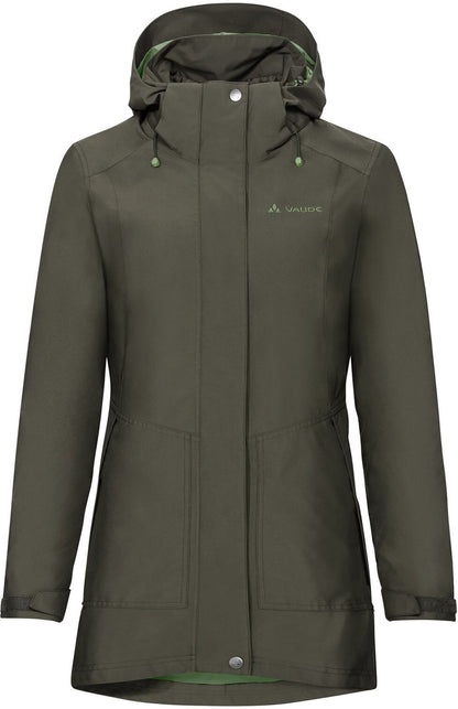 VAUDE Wo Idris 3in1 Parka III, khaki