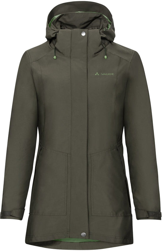 VAUDE Wo Idris 3in1 Parka III, khaki