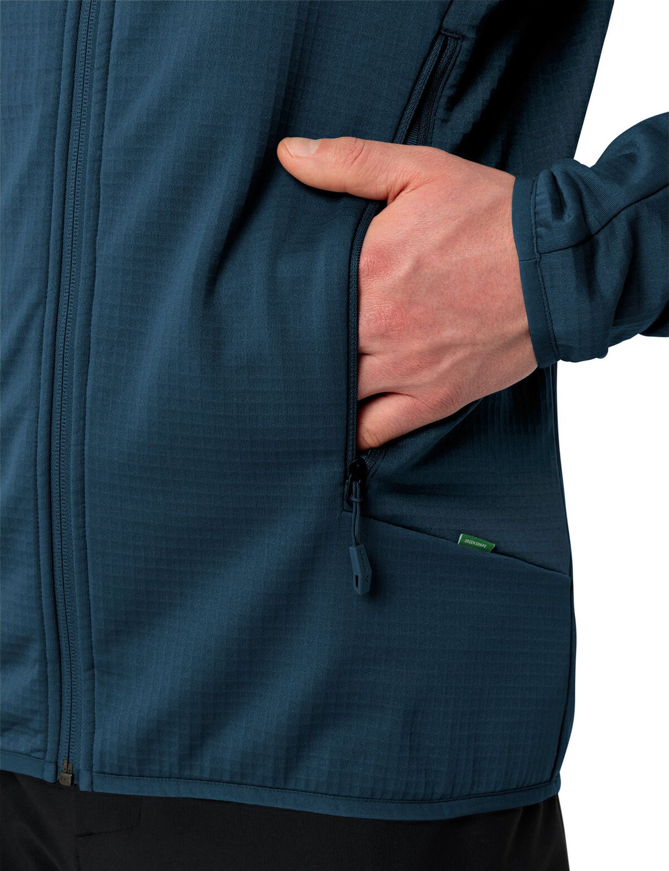 VAUDE Me Monviso Fleece FZ Jacket II, baltic sea uni