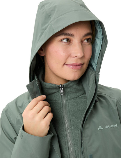 VAUDE Wo Rosemoor 3in1 Jacket II, agave
