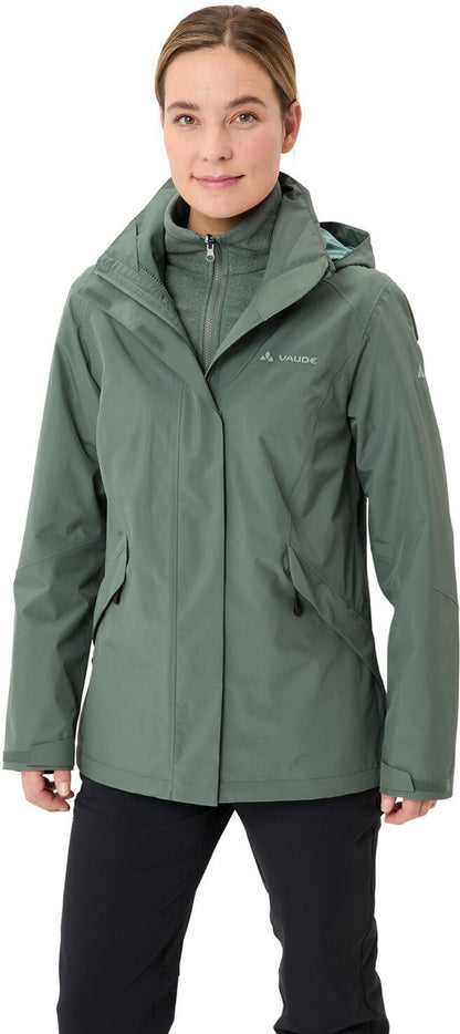 VAUDE Wo Rosemoor 3in1 Jacket II, agave