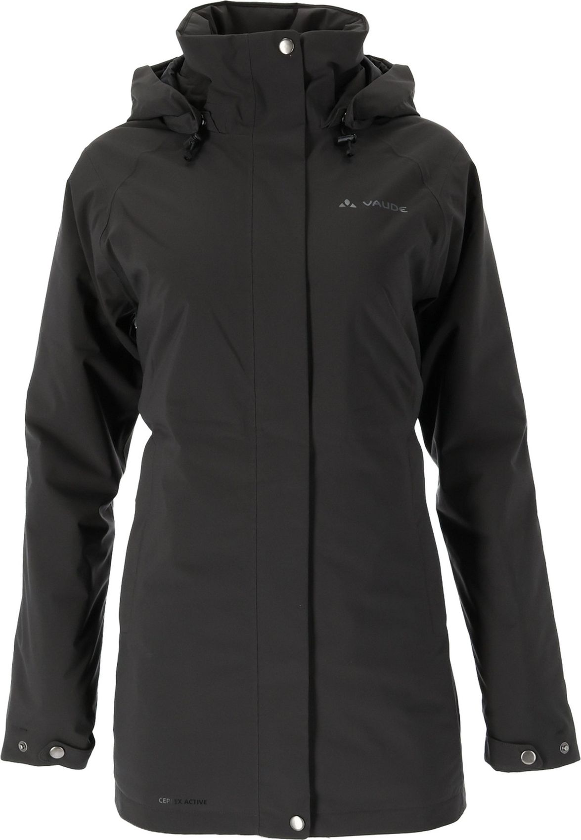 VAUDE SE Wo Cornia Coat II, phantom black