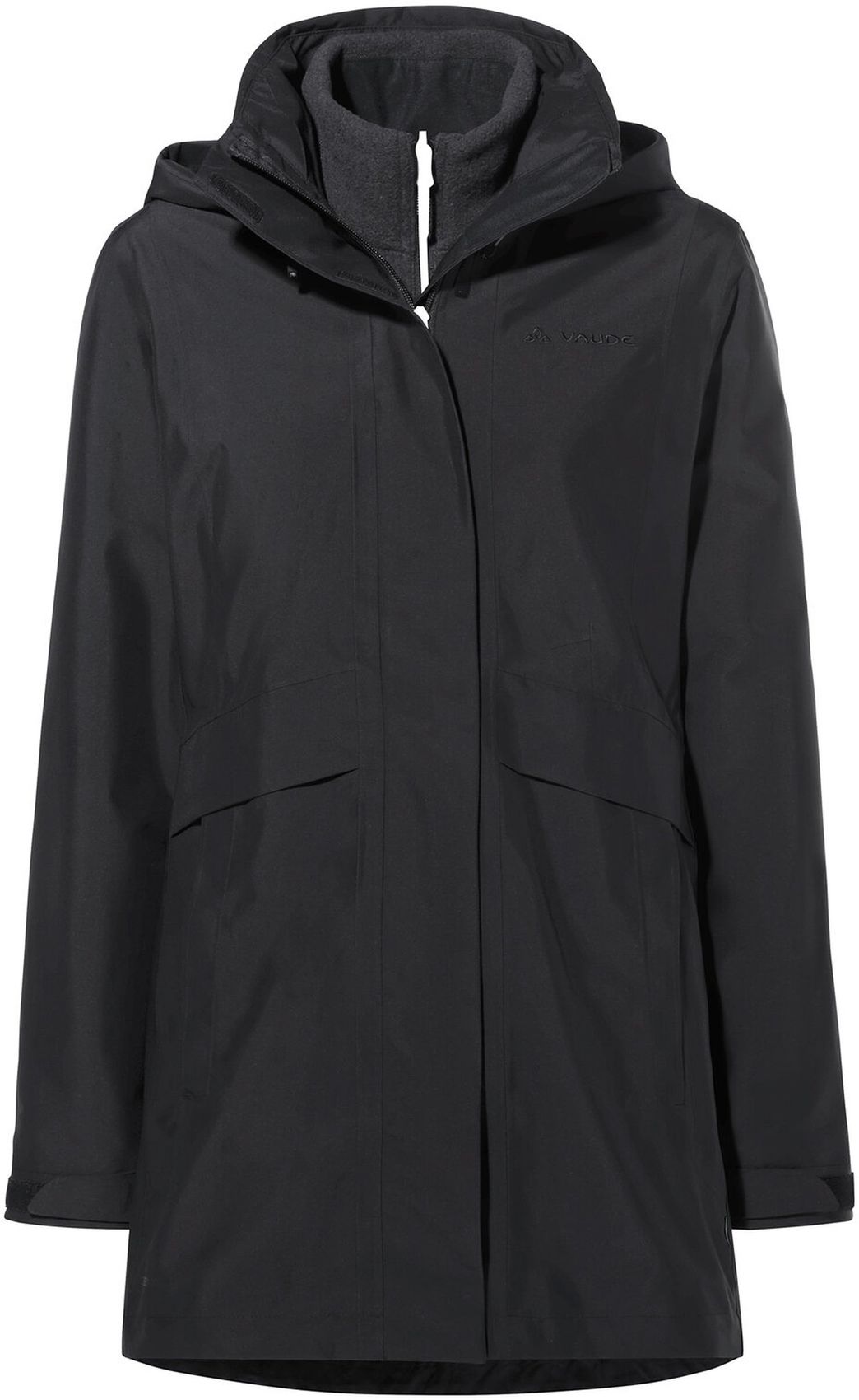 VAUDE Wo Idris 3in1 Parka IV, black Default Title
