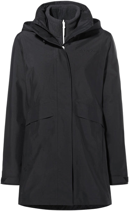 VAUDE Wo Idris 3in1 Parka IV, black Default Title