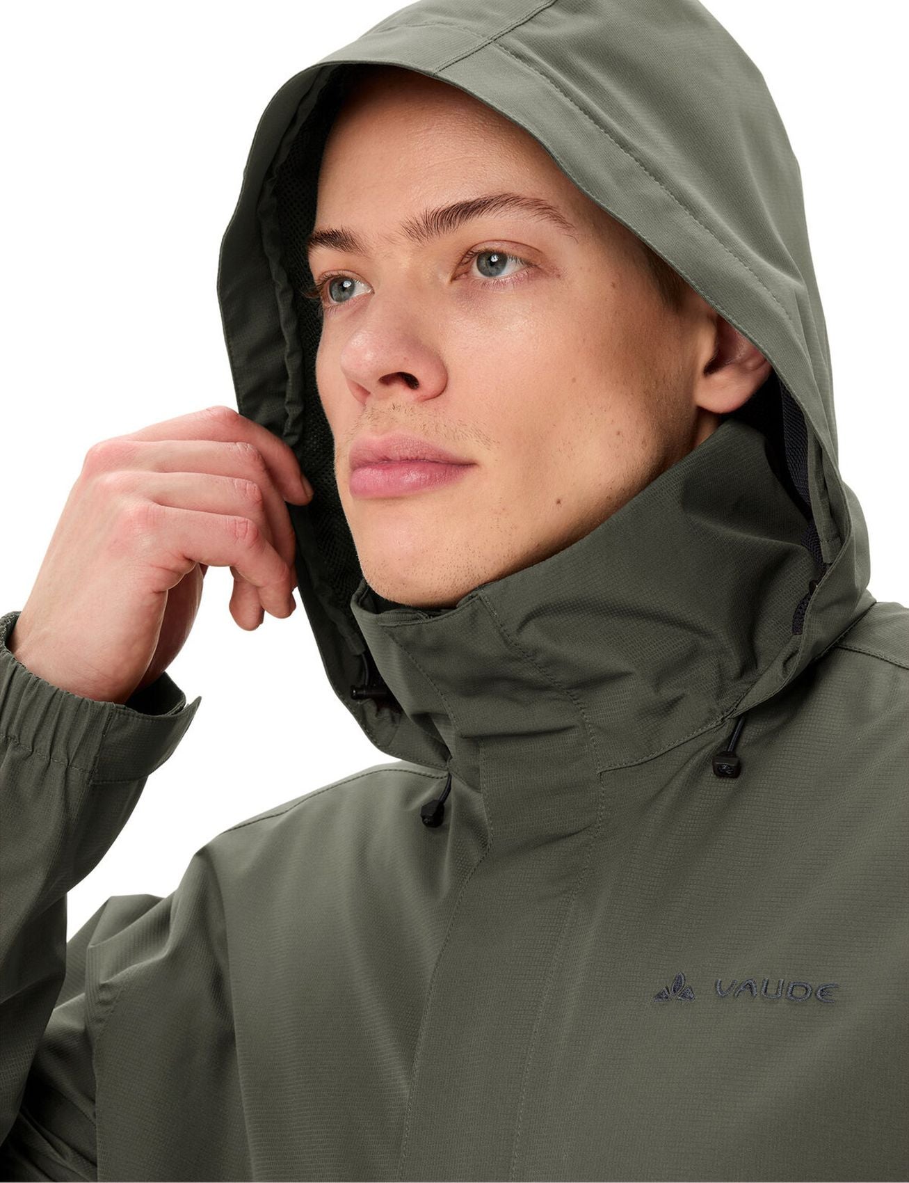 VAUDE Me Escape Light Jacket, black/khaki