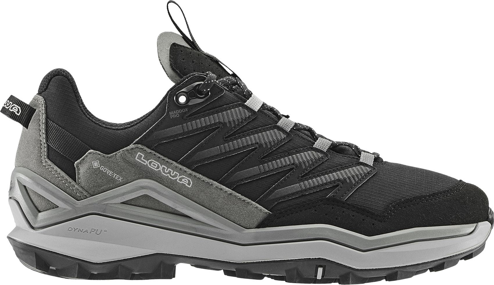 LOWA MADDOX PRO GTX LO, SCHWARZ/GRAU 7,5