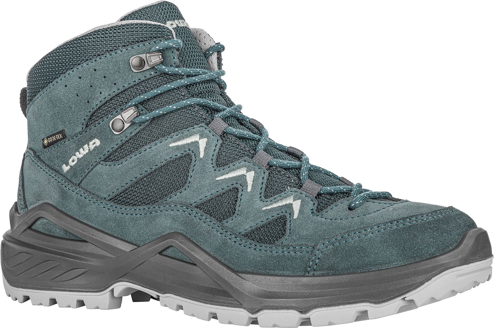 LOWA SIRKOS EVO GTX MID WS, JEANS/GRAU