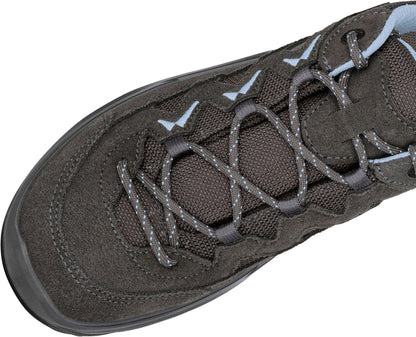 LOWA SIRKOS EVO GTX LO Ws, GRAPHIT/EISBLAU