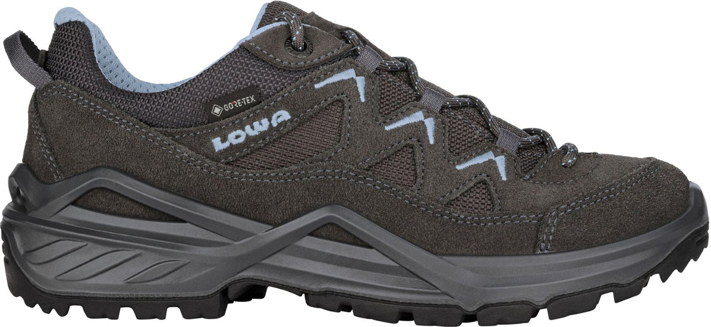 LOWA SIRKOS EVO GTX LO Ws, GRAPHIT/EISBLAU
