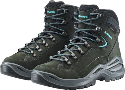 LOWA RENEGADE EVO GTX MID Ws, ASPHALT/TÜRKIS