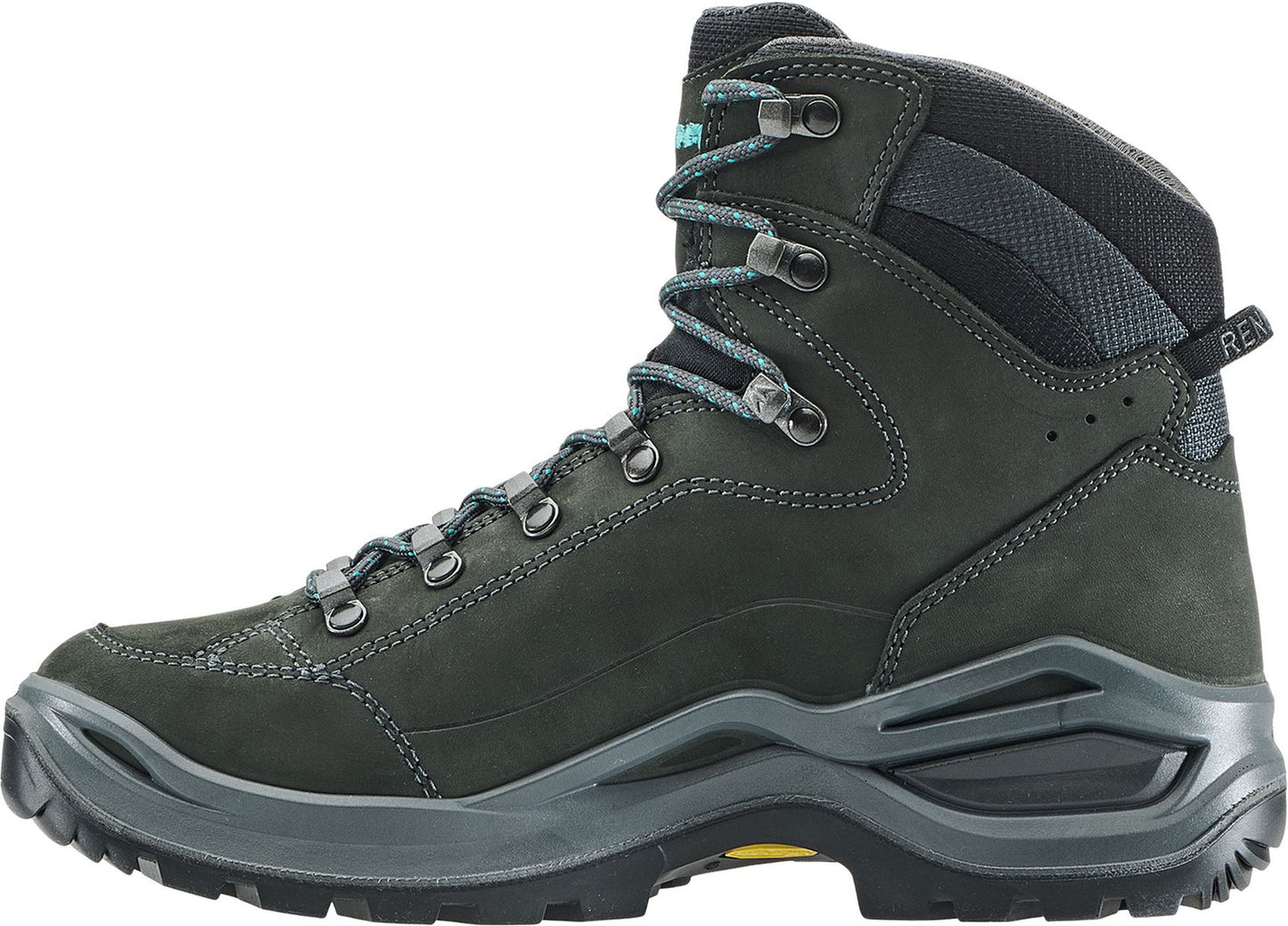 LOWA RENEGADE EVO GTX MID Ws, ASPHALT/TÜRKIS