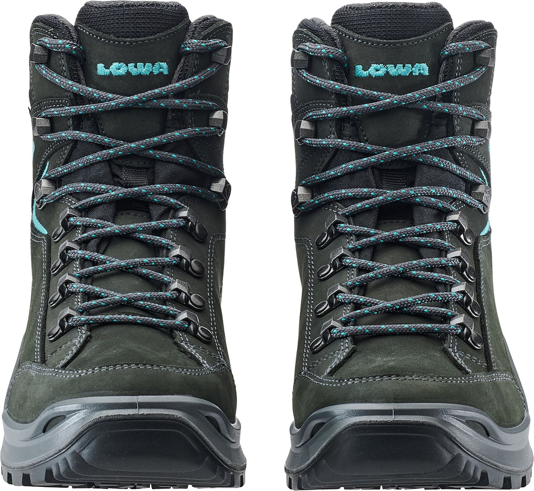 LOWA RENEGADE EVO GTX MID Ws, ASPHALT/TÜRKIS