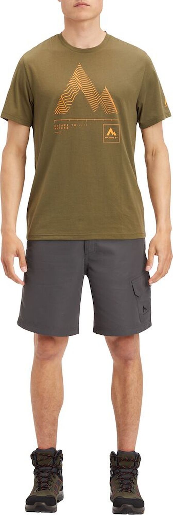 MC KINLEY He.-Shorts Sanna SHO M, ANTHRACITE