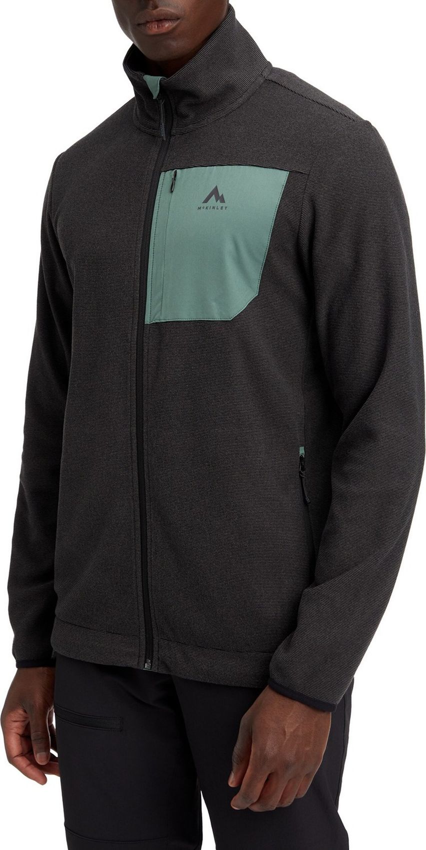 MC KINLEY He.-Unterjacke Conna II M, MELANGE/BLACK NIGHT