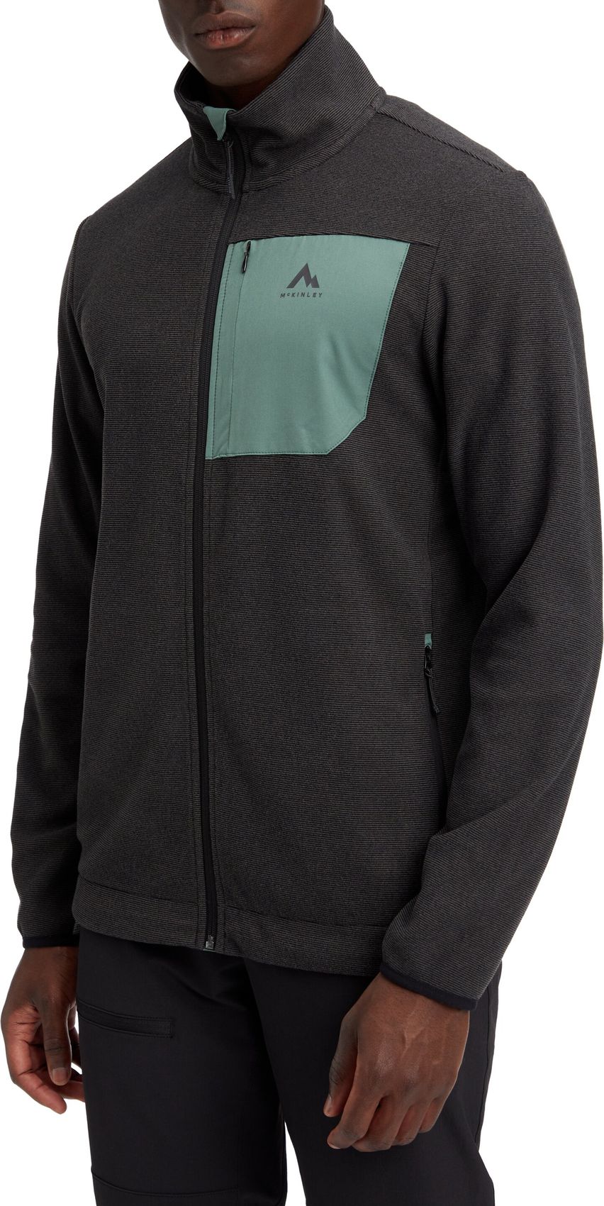 MC KINLEY He.-Unterjacke Conna II M, MELANGE/BLACK NIGHT