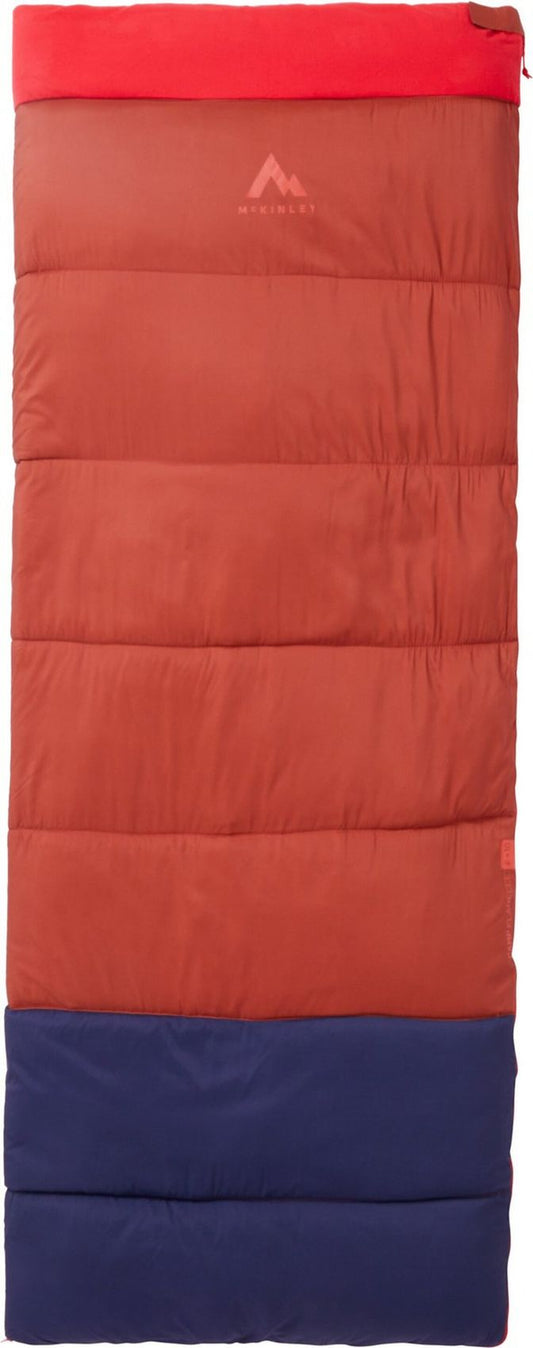 MC KINLEY Ux.-Decken-Schlafs. Camp Flanelle I, RED RUST/NAVY DARK
