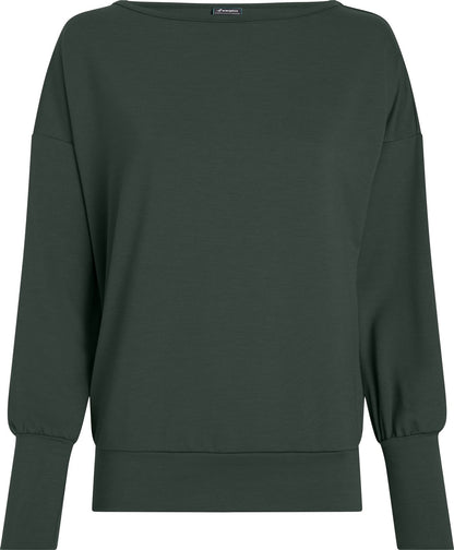 ENERGETCS Da.-Langarmshirt Ornella W, 782 GREEN DARK Default Title