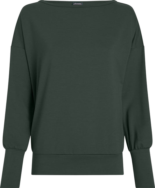 ENERGETCS Da.-Langarmshirt Ornella W, 782 GREEN DARK Default Title
