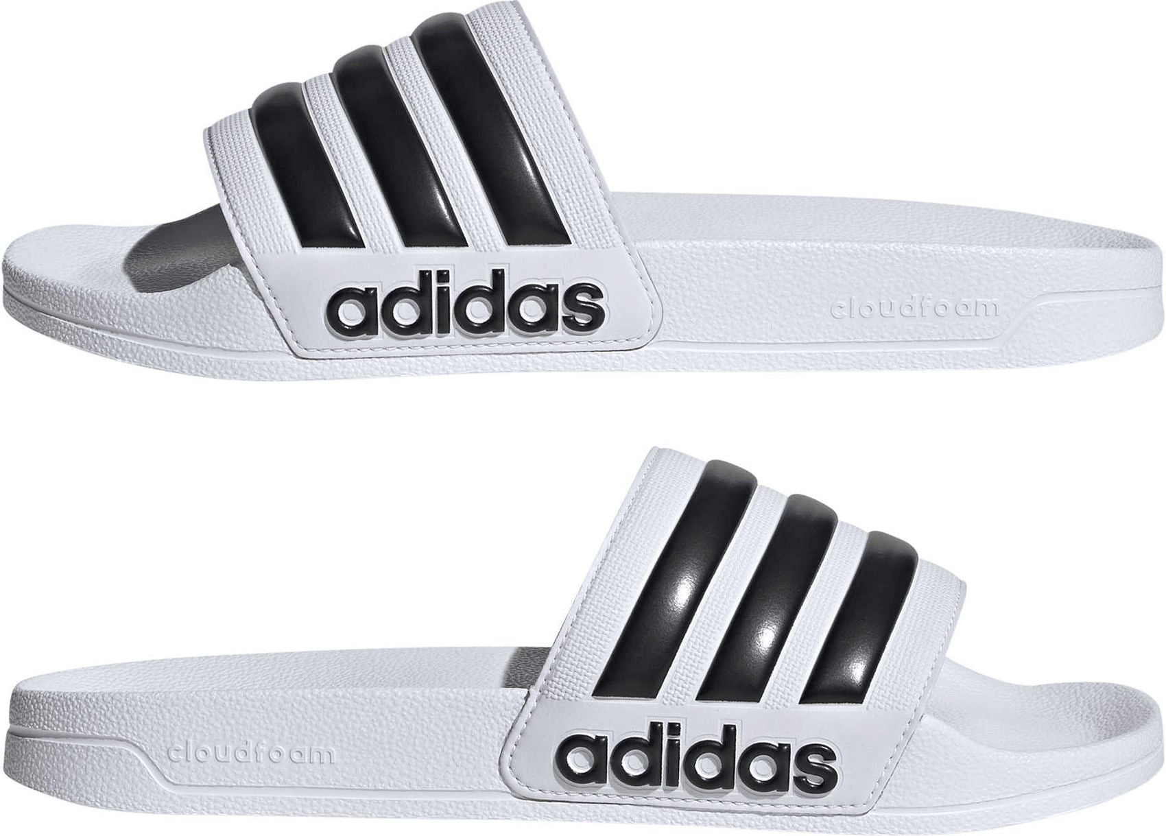 ADIDAS ADILETTE SHOWER, FTWWHT/CBLACK/FTWWHT