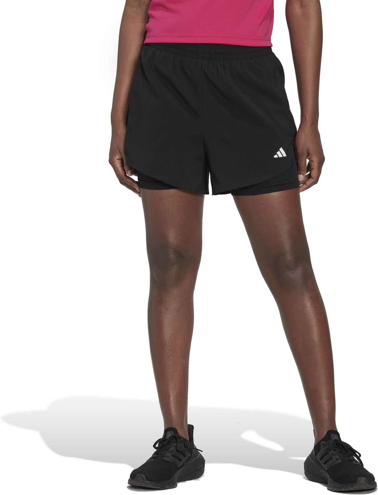 ADIDAS W MIN 2IN1 SHO, BLACK/WHITE
