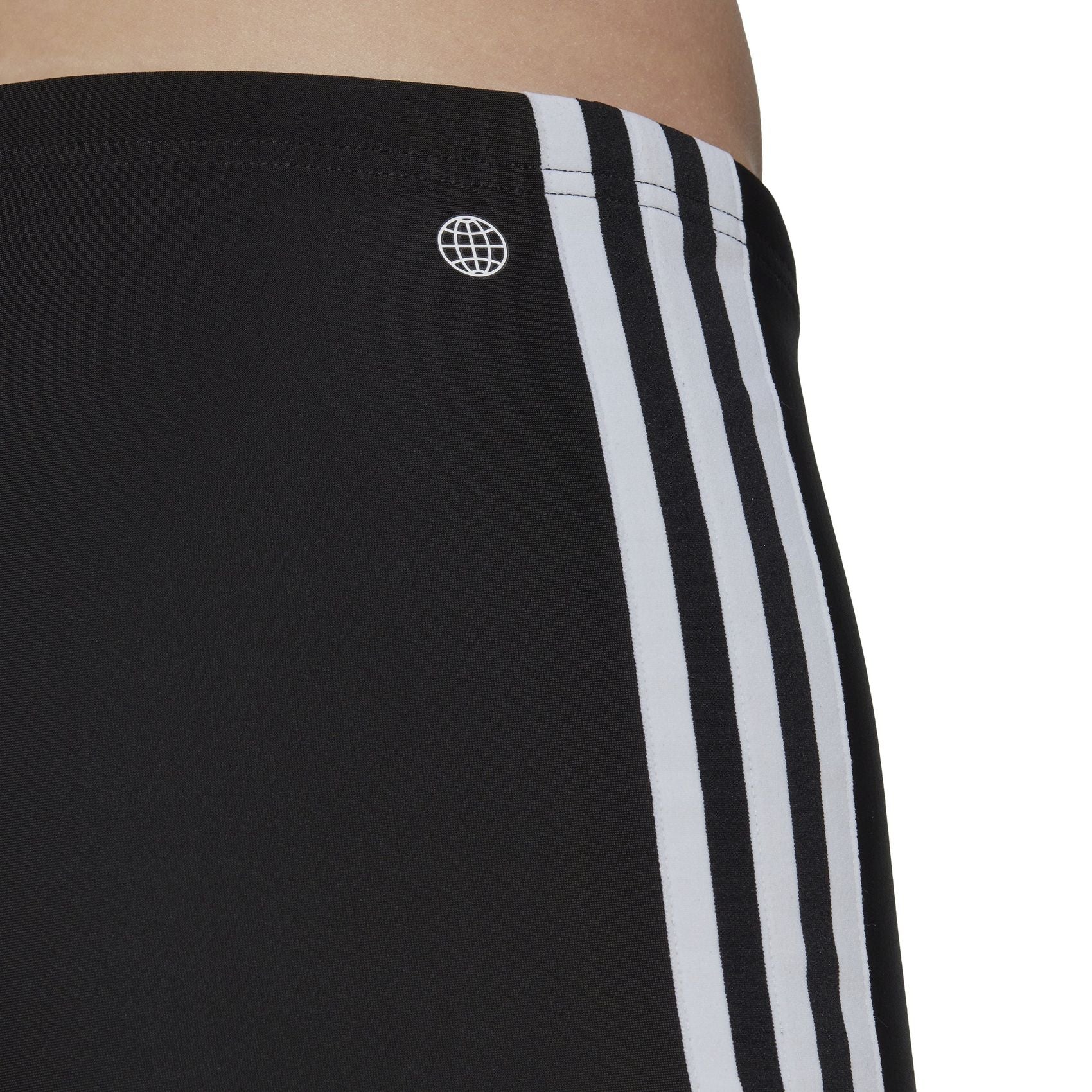 ADIDAS 3STRIPES BOXER, BLACK/WHITE