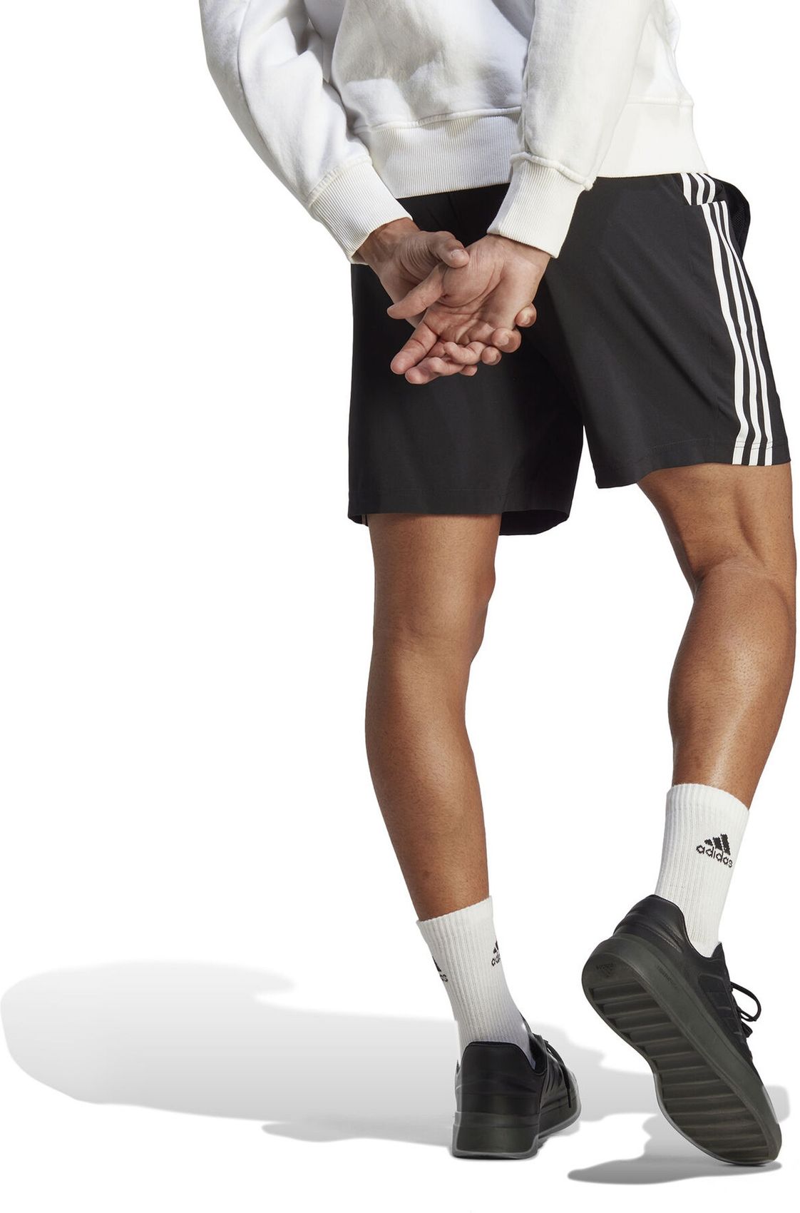 ADIDAS M 3S CHELSEA, BLACK/WHITE