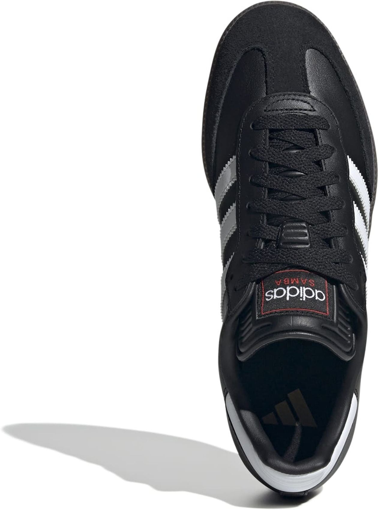 ADIDAS SAMBA, CBLACK/FTWWHT/VIVRED