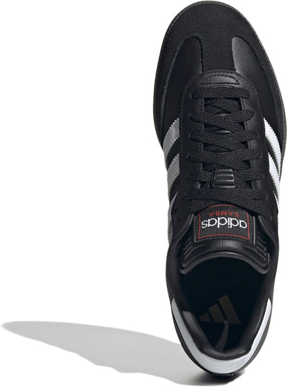 ADIDAS SAMBA, CBLACK/FTWWHT/VIVRED