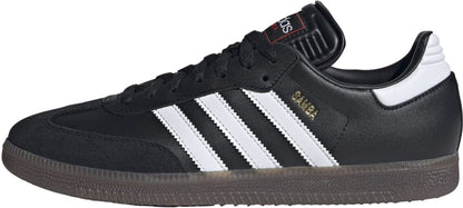 ADIDAS SAMBA, CBLACK/FTWWHT/VIVRED