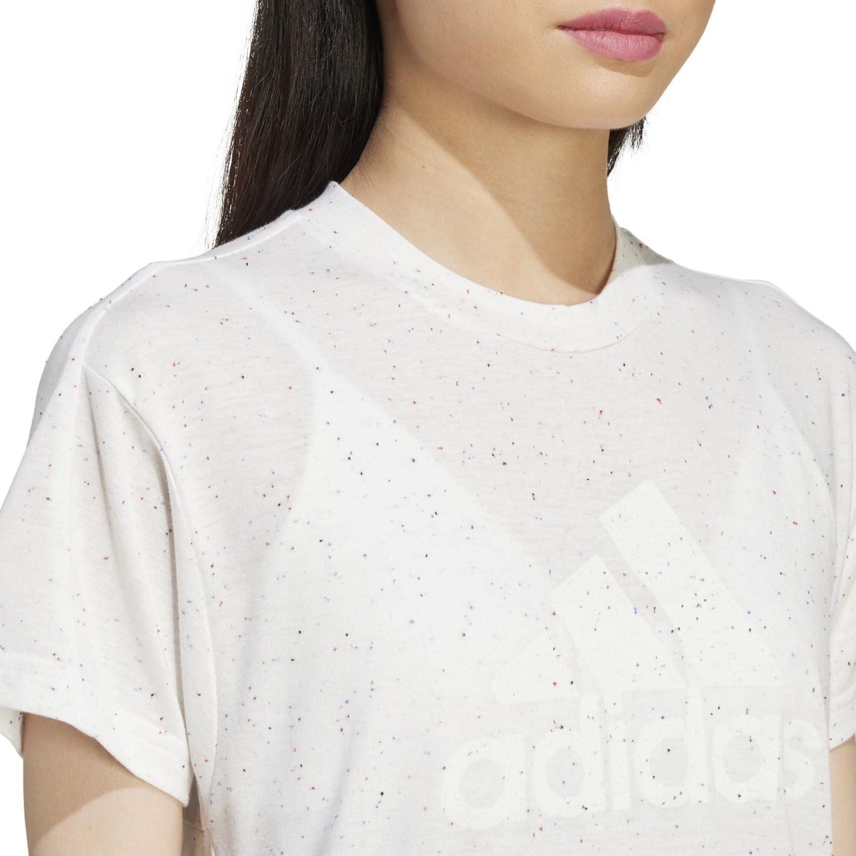 ADIDAS W WINRS 3.0 TEE, WHTMEL/WHITE