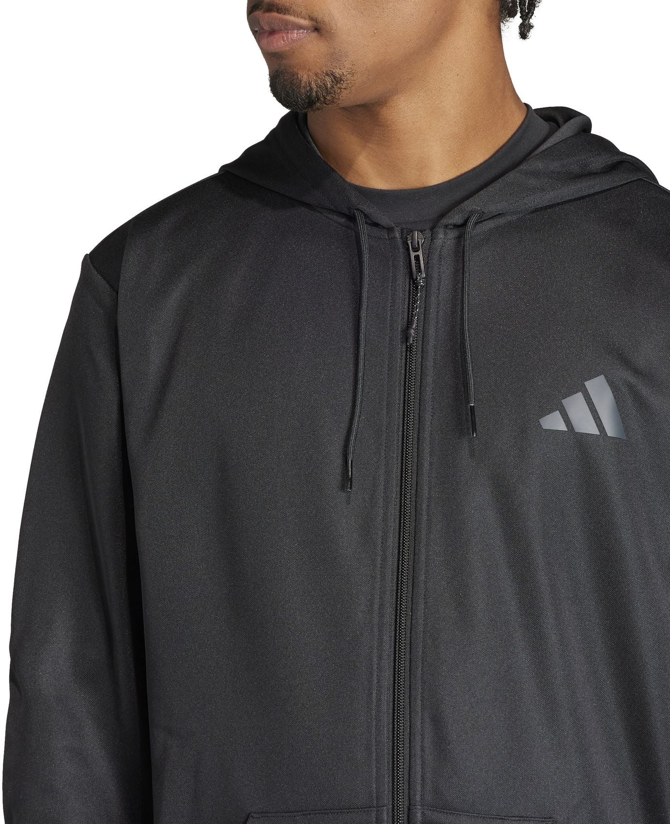 ADIDAS TR ESS SEA FZ H, BLACK