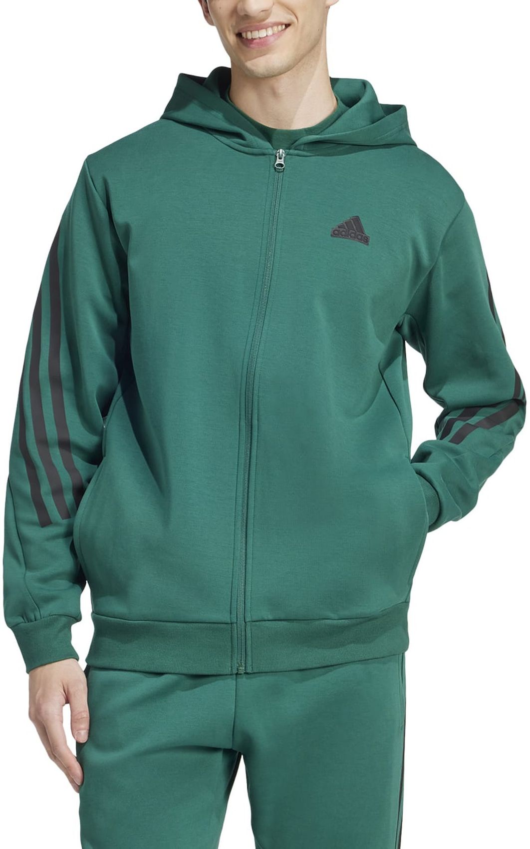 ADIDAS M FI 3S FZ, CGREEN