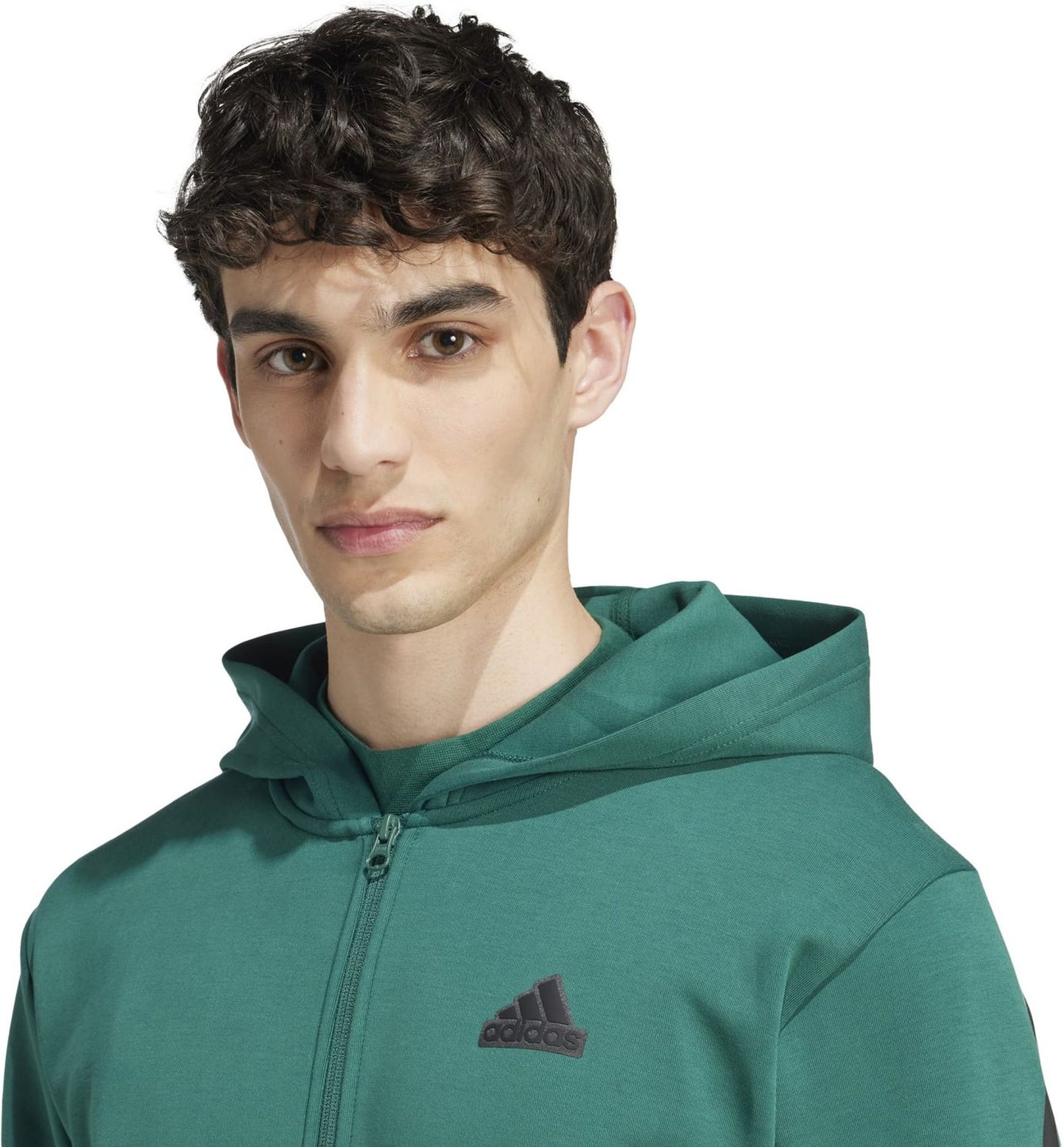ADIDAS M FI 3S FZ, CGREEN