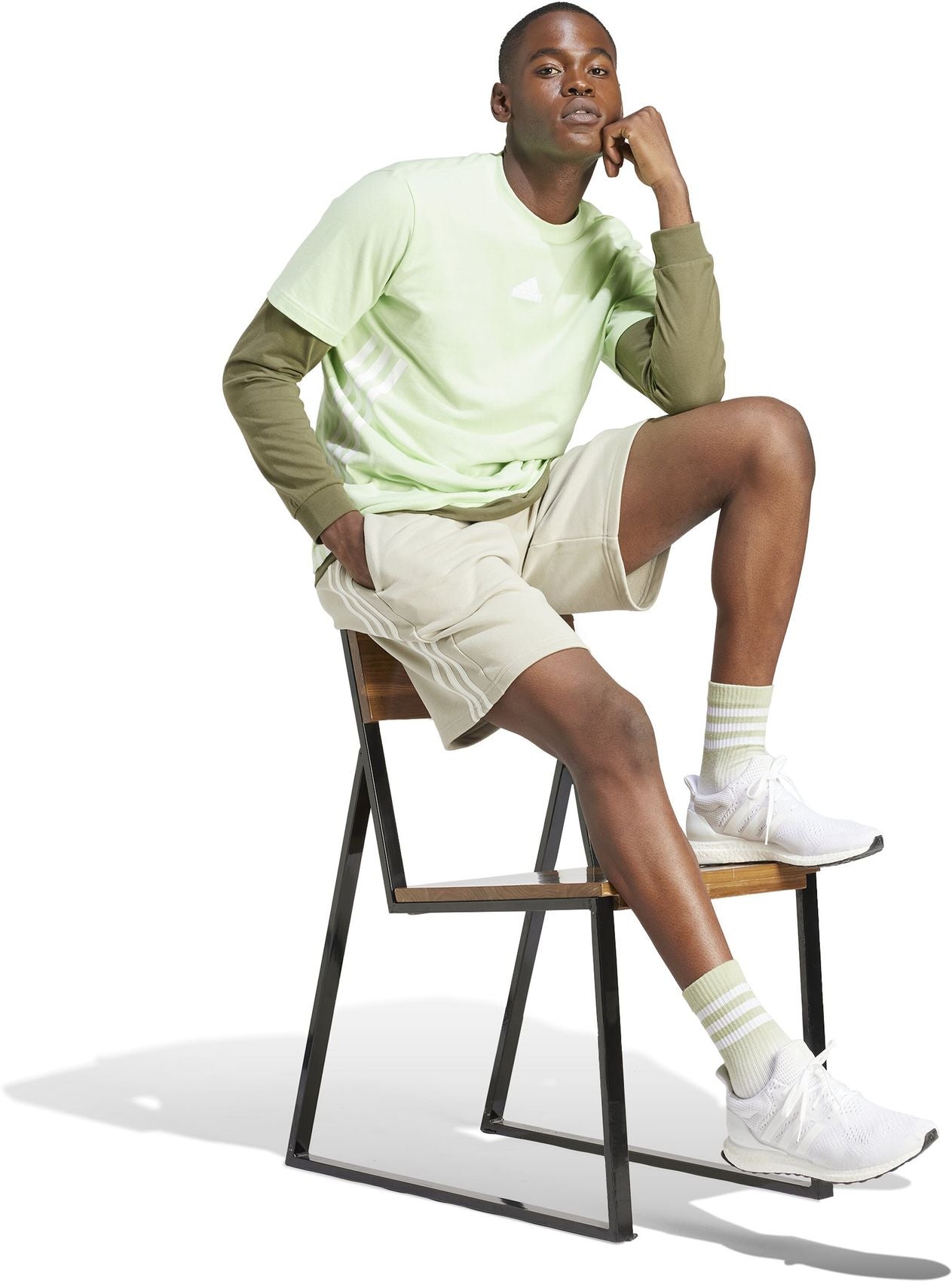 ADIDAS M FI 3S REG T, SEGRSP