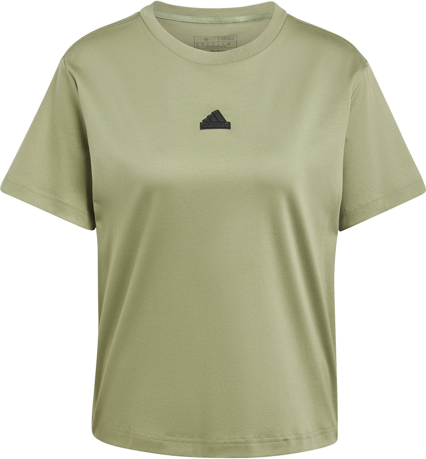 ADIDAS W BLUV Q3 TEE, TENGRN