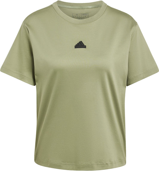 ADIDAS W BLUV Q3 TEE, TENGRN