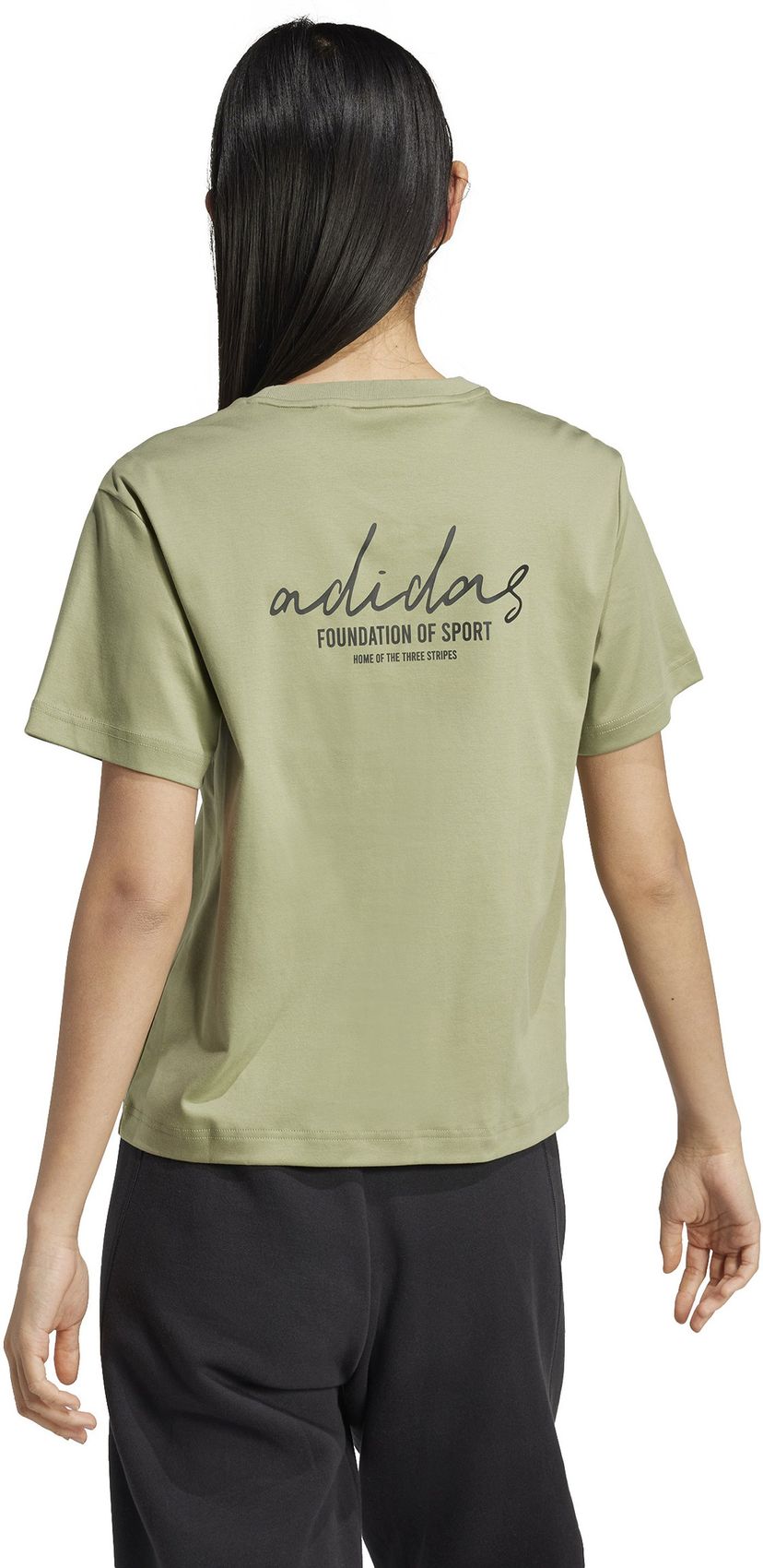 ADIDAS W BLUV Q3 TEE, TENGRN