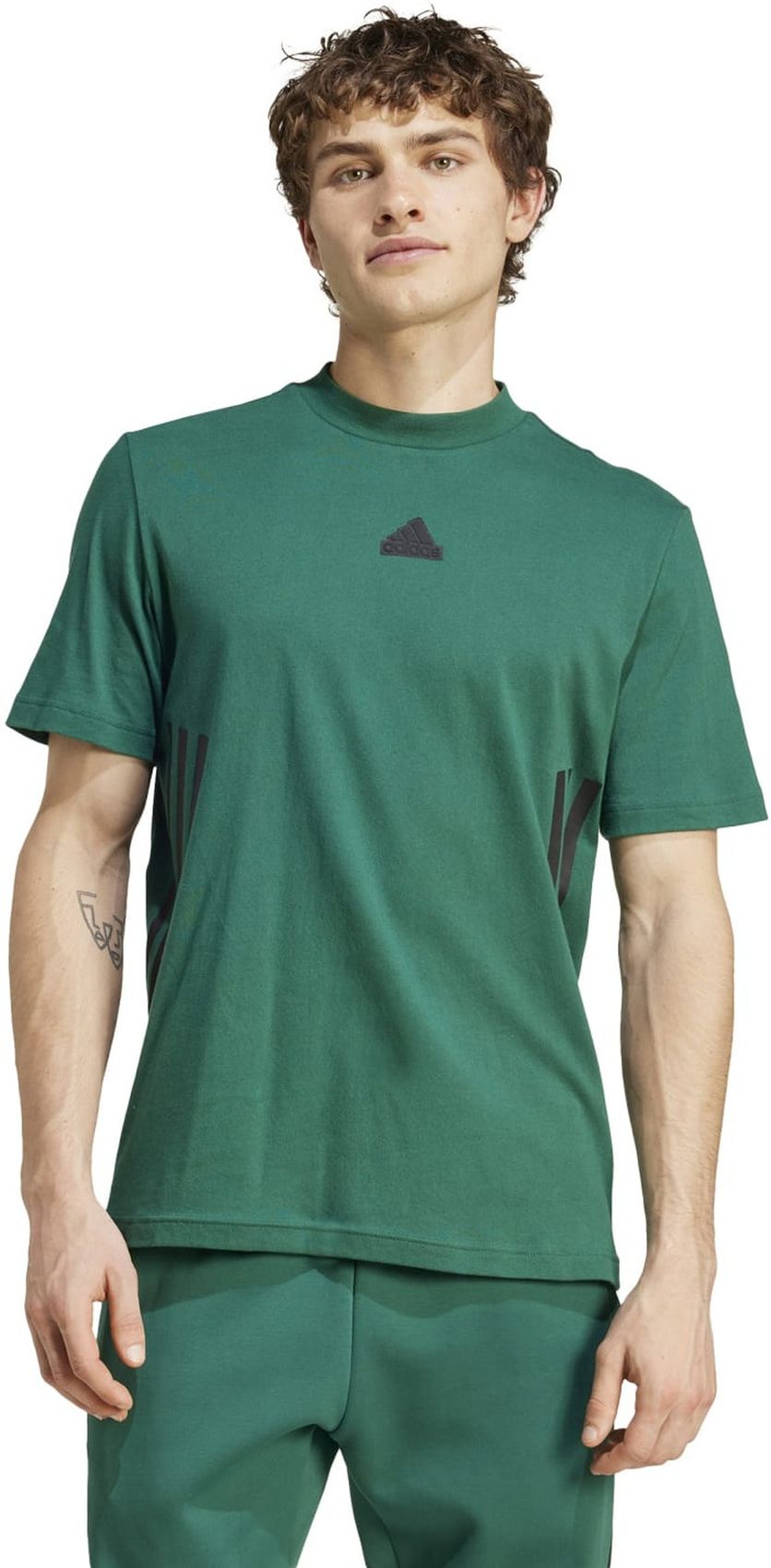 ADIDAS M FI 3S REG T, CGREEN