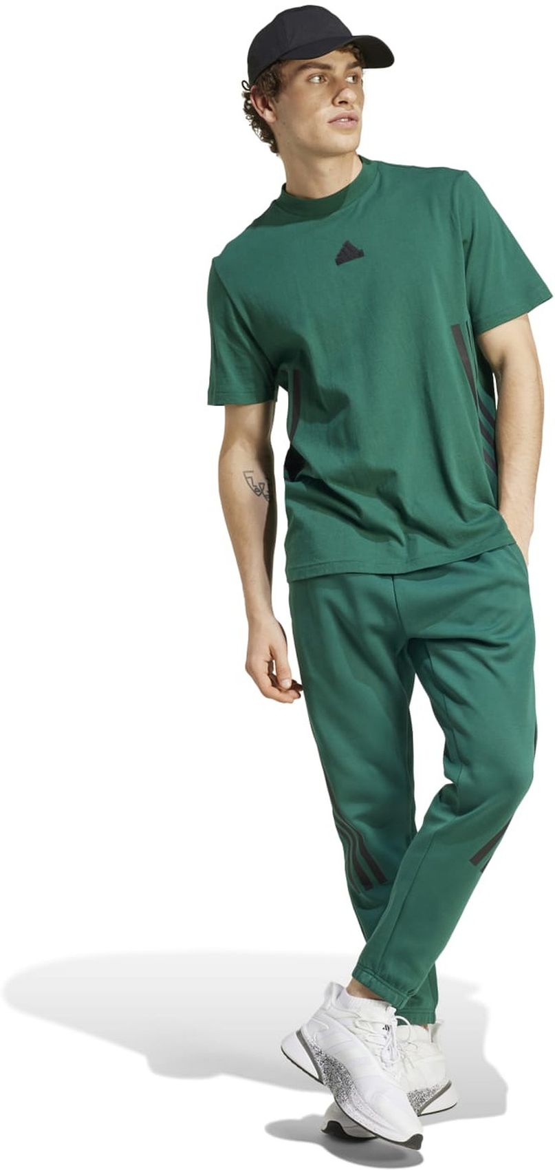 ADIDAS M FI 3S REG T, CGREEN