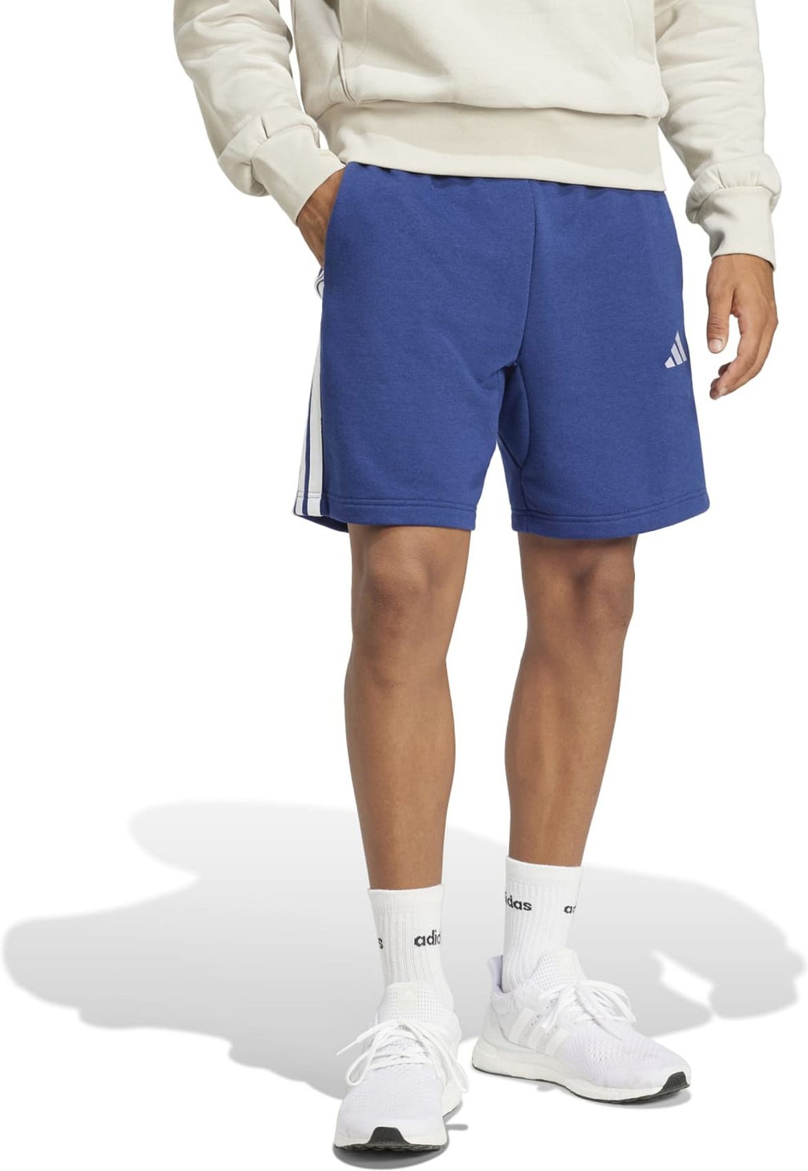ADIDAS M 3S FT SHO, DKBLUE/WHITE